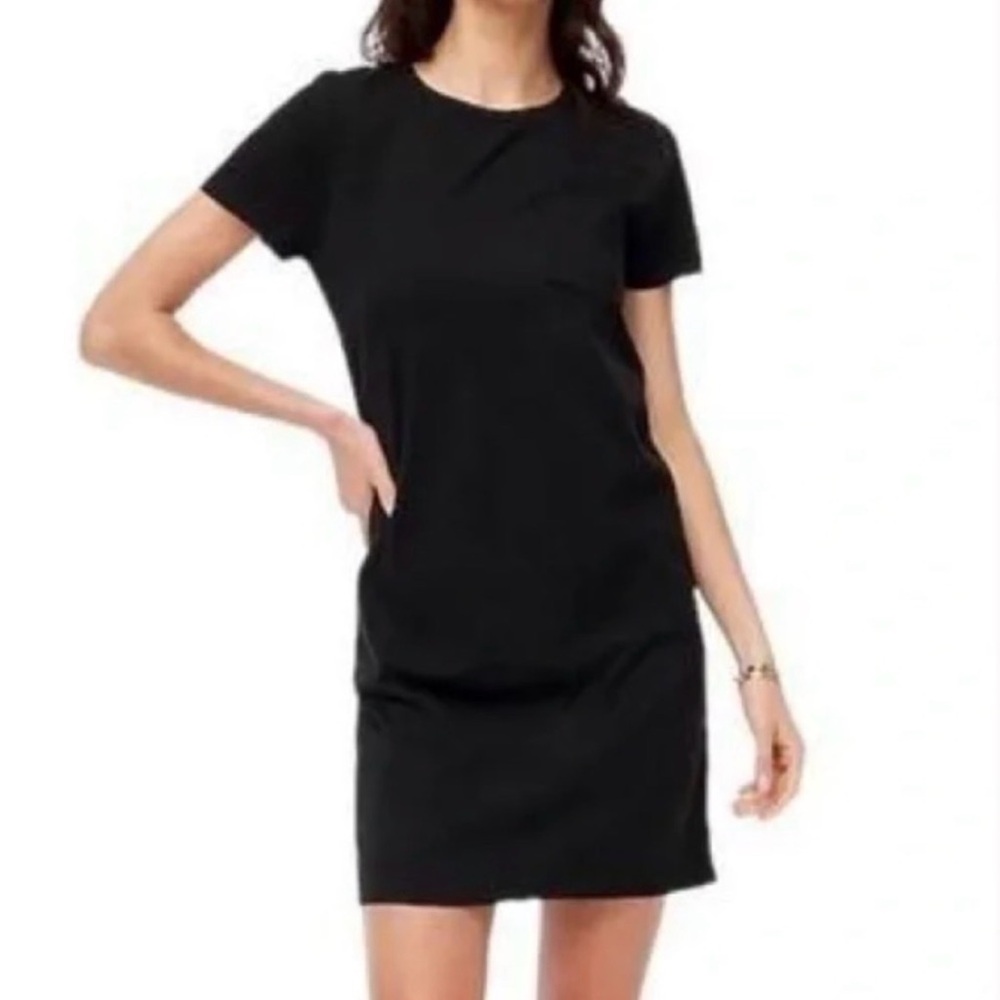 J. Crew Black Mini Tee Shirt Dress Size Small